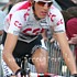 Andy Schleck during Li�ge-Bastogne-Li�ge 2008